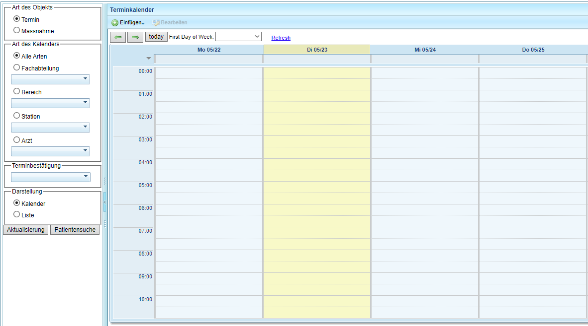 Planung von Behandlungspfad